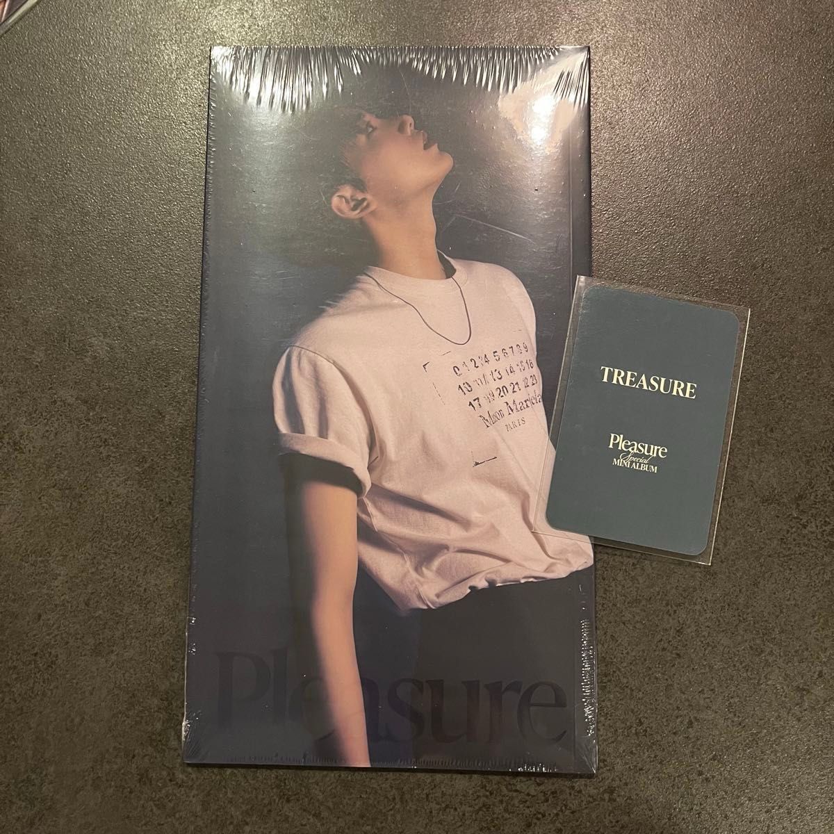 TREASURE ジュンギュ pleasure ミニアルバム blue ver 特典 TREASURE ジュンギュ pleasure ミニアルバム blue ver 特典