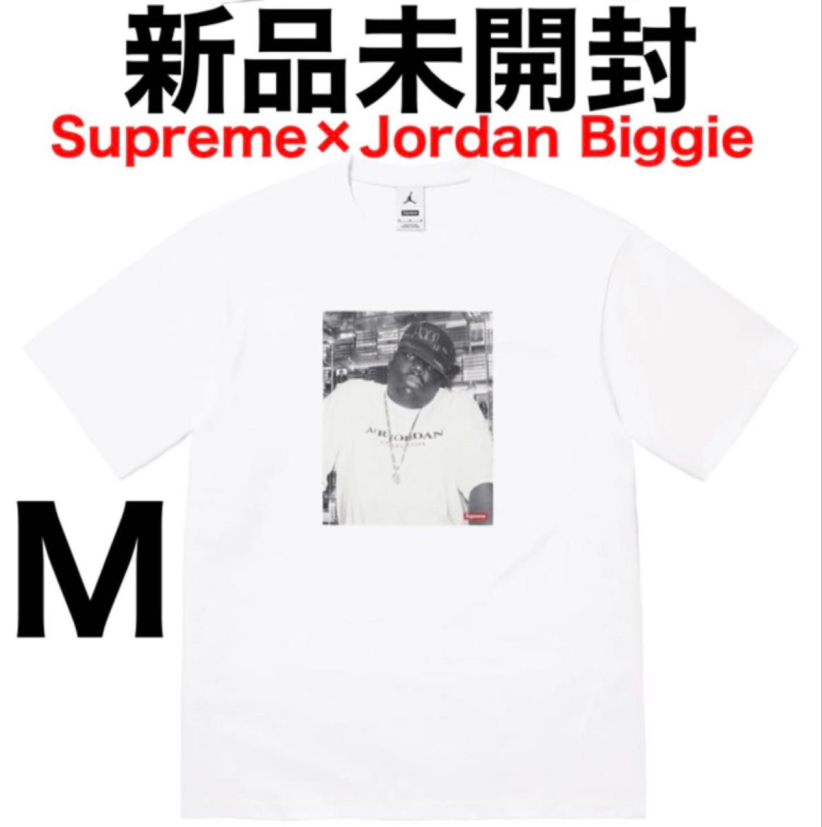 Supreme x Jordan Biggie S/S Top Tシャツ 白M NIKE ジョーダン Supreme x Jordan Biggie S/S Top Tシャツ 白M NIKE ジョーダン