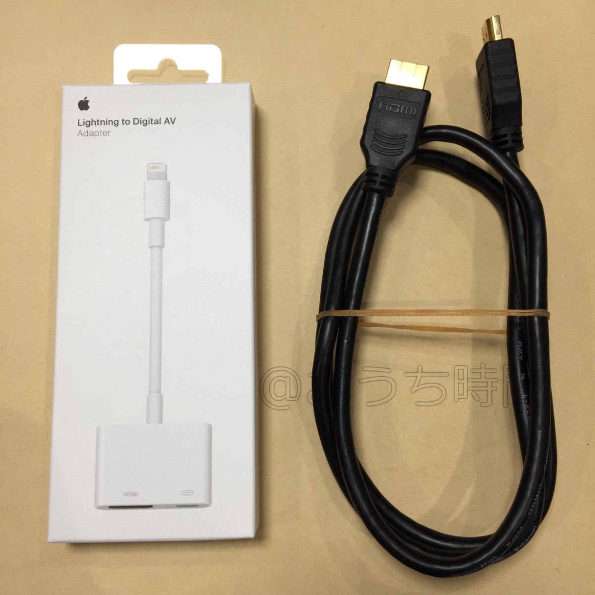 HDMIケーブル付】Apple 純正 Lightning Digital avアダプタ HDMIケーブル付】Apple 純正 Lightning Digital avアダプタ