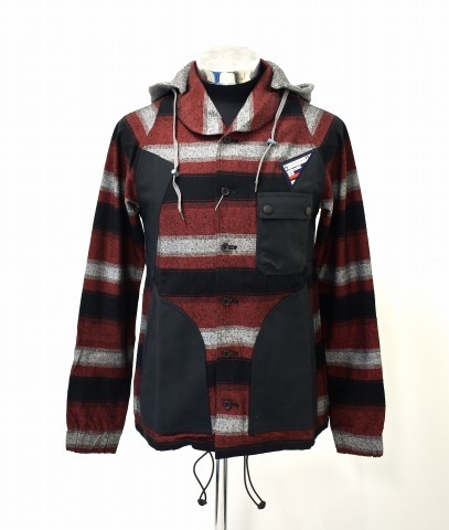 undecorated MAN アンデコレイテッドマン NORTH SHORE JACKET ノースショアジャケット RED 1 ブルゾン マウンテンパーカー 日本製_画像1