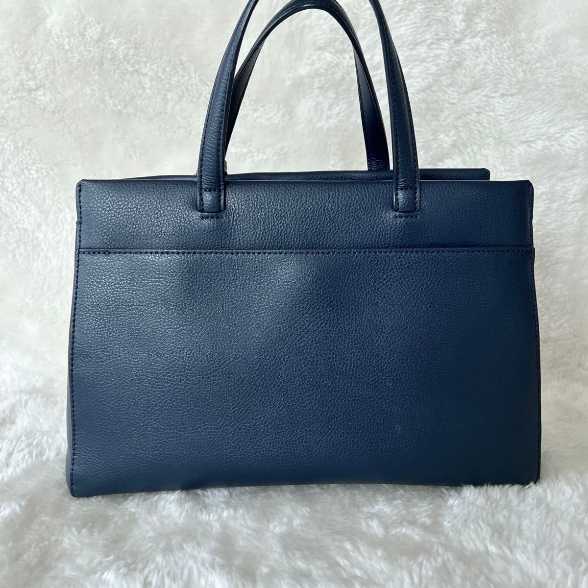agnes b アニエスベー 2way レザートートバッグ ポーチ付 agnes b アニエスベー 2way レザートートバッグ ポーチ付