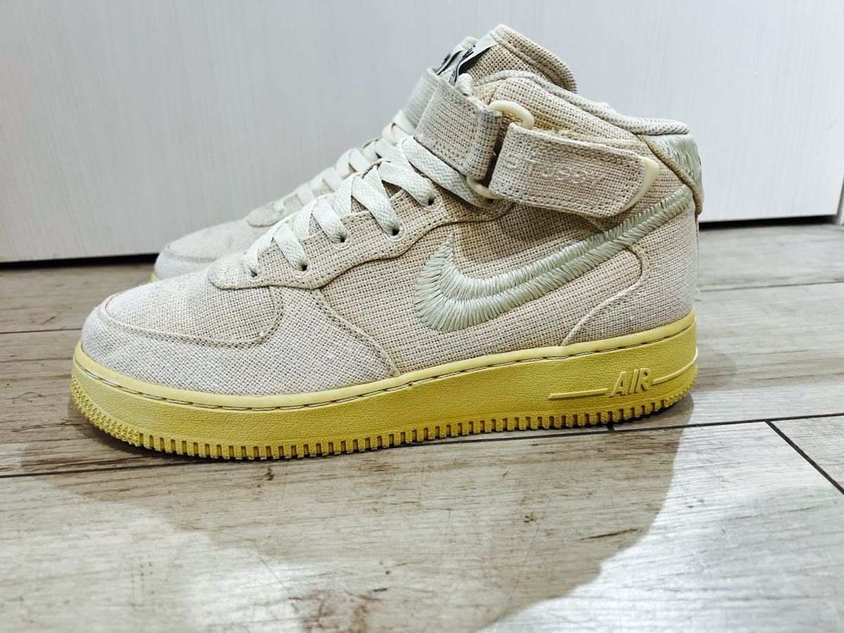 美品NIKE AIR FORCE 1 stussy ステューシー 美品NIKE AIR FORCE 1 stussy ステューシー