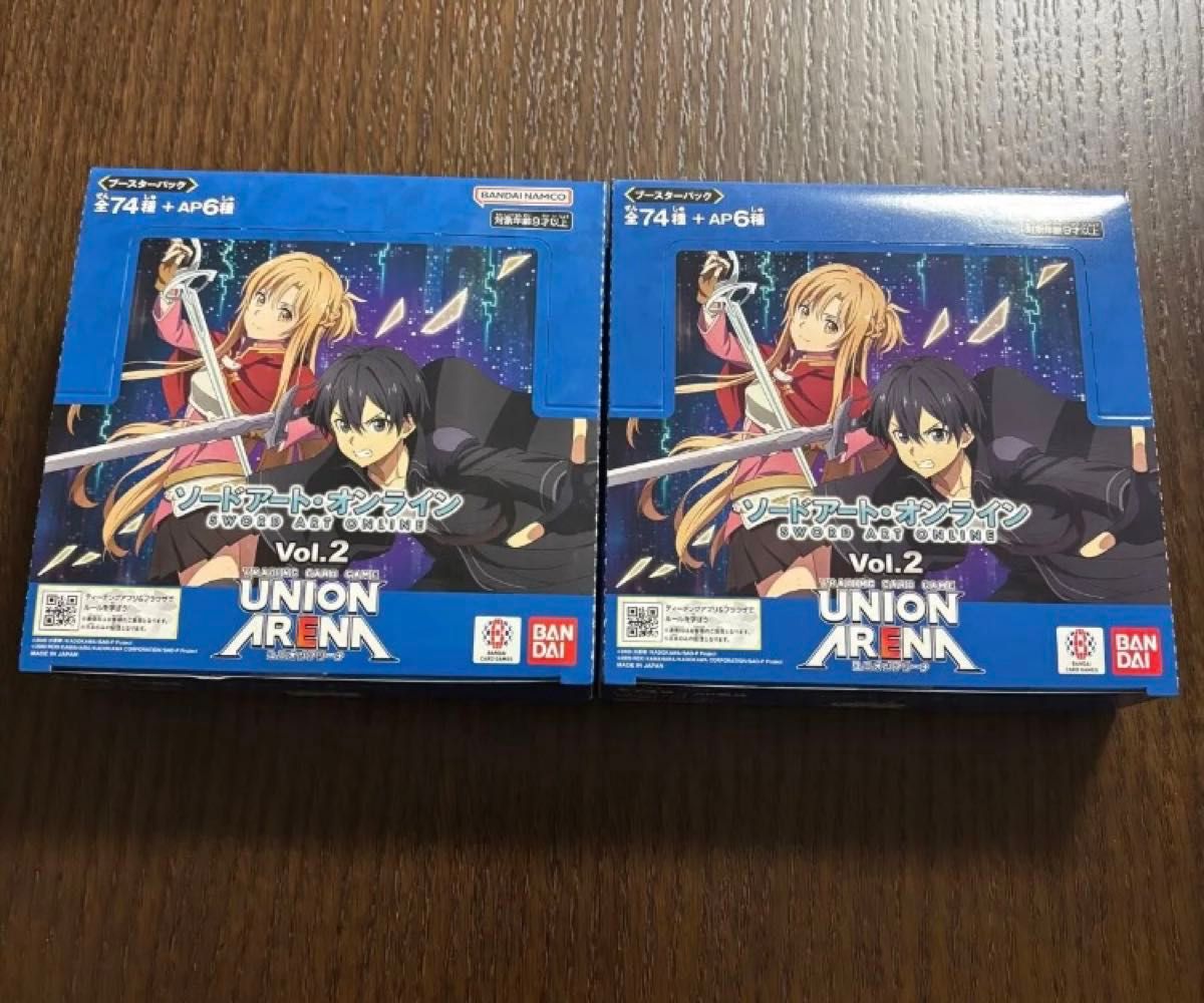 ユニオンアリーナ Vol 2 ソードアート・オンライン2BOX 新品 ユニオンアリーナ Vol 2 ソードアート・オンライン2BOX 新品
