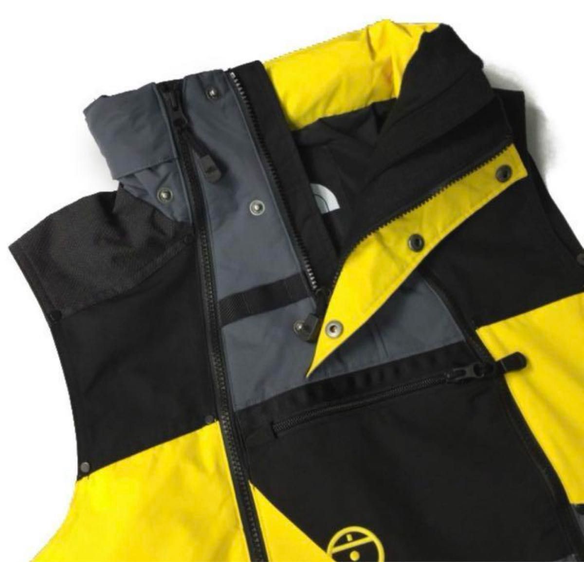 ✨日本未発売✨21AW STEEP TECH APOGEE VEST 黒×黄 日本未発売】21AW STEEP TECH APOGEE VEST 黒×黄 ノースフェイス
