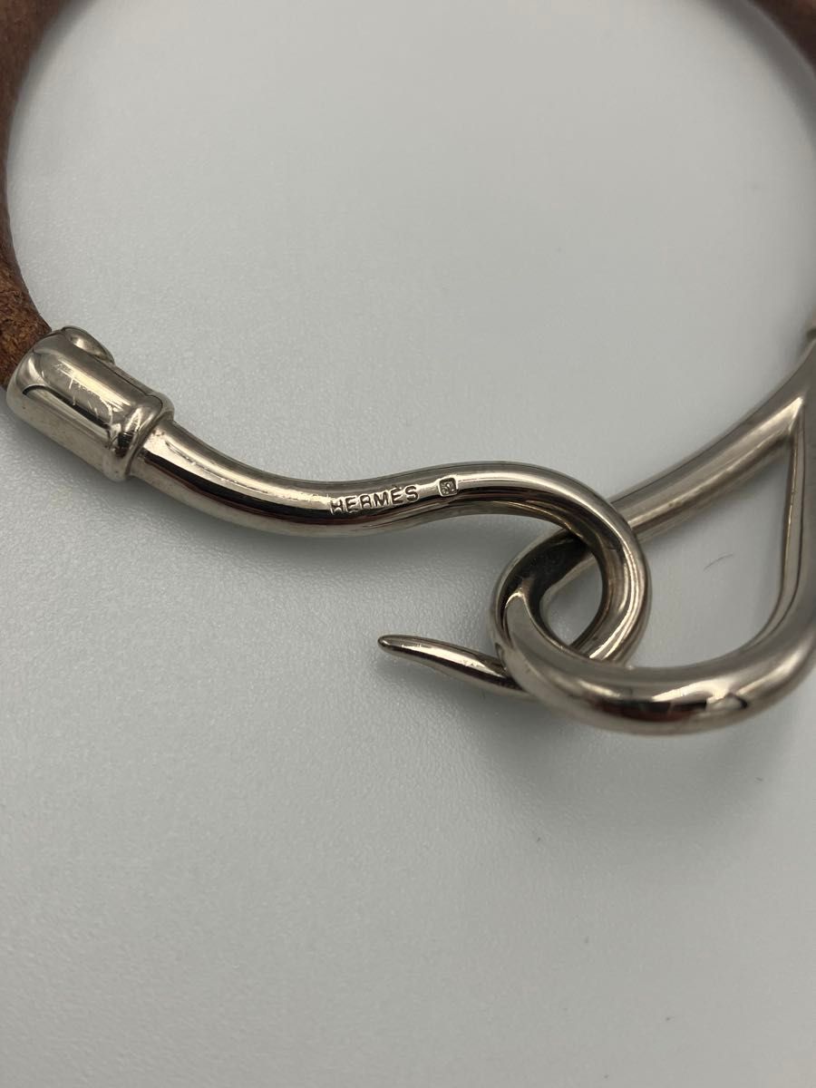 HERMES ジャンボ レザー シルバー金具 ブレスレット|Yahoo HERMES ジャンボ レザー シルバー金具 ブレスレット|Yahoo