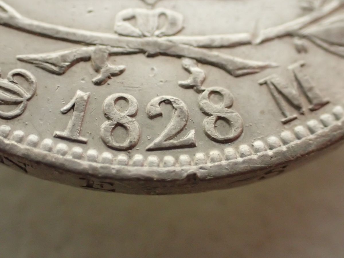 L234/6E〇フランス 銀貨 硬貨 古銭 5フラン シャルル5世 1828年 L234/6E〇フランス 銀貨 硬貨 古銭 5フラン シャルル5世 1828年