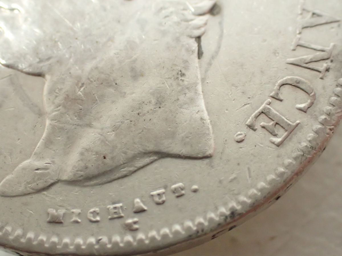 L234/6E〇フランス 銀貨 硬貨 古銭 5フラン シャルル5世 1828年 L234/6E〇フランス 銀貨 硬貨 古銭 5フラン シャルル5世 1828年