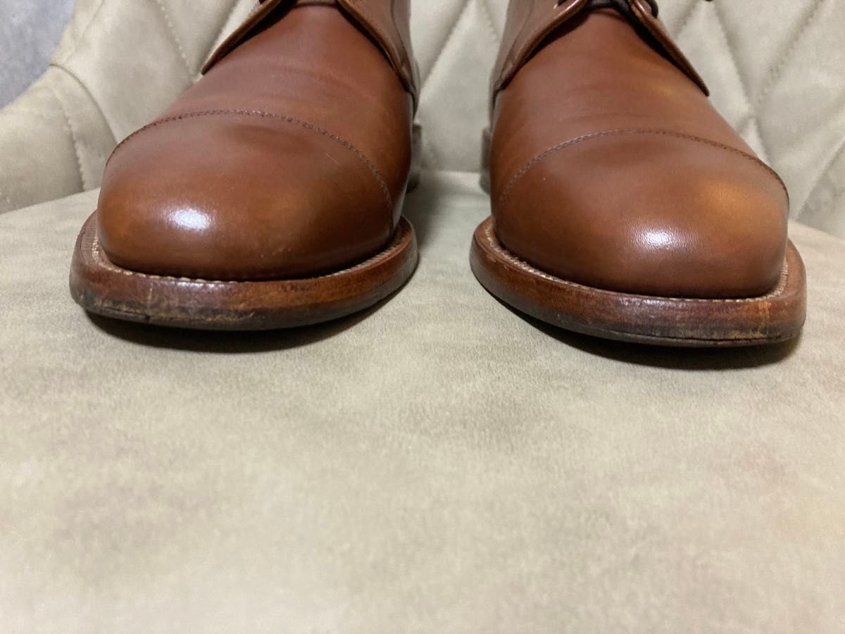 美品 SCOTCH GRAIN スコッチグレイン ストレートチップ 茶 24 美品 SCOTCH GRAIN スコッチグレイン ストレートチップ 茶 24