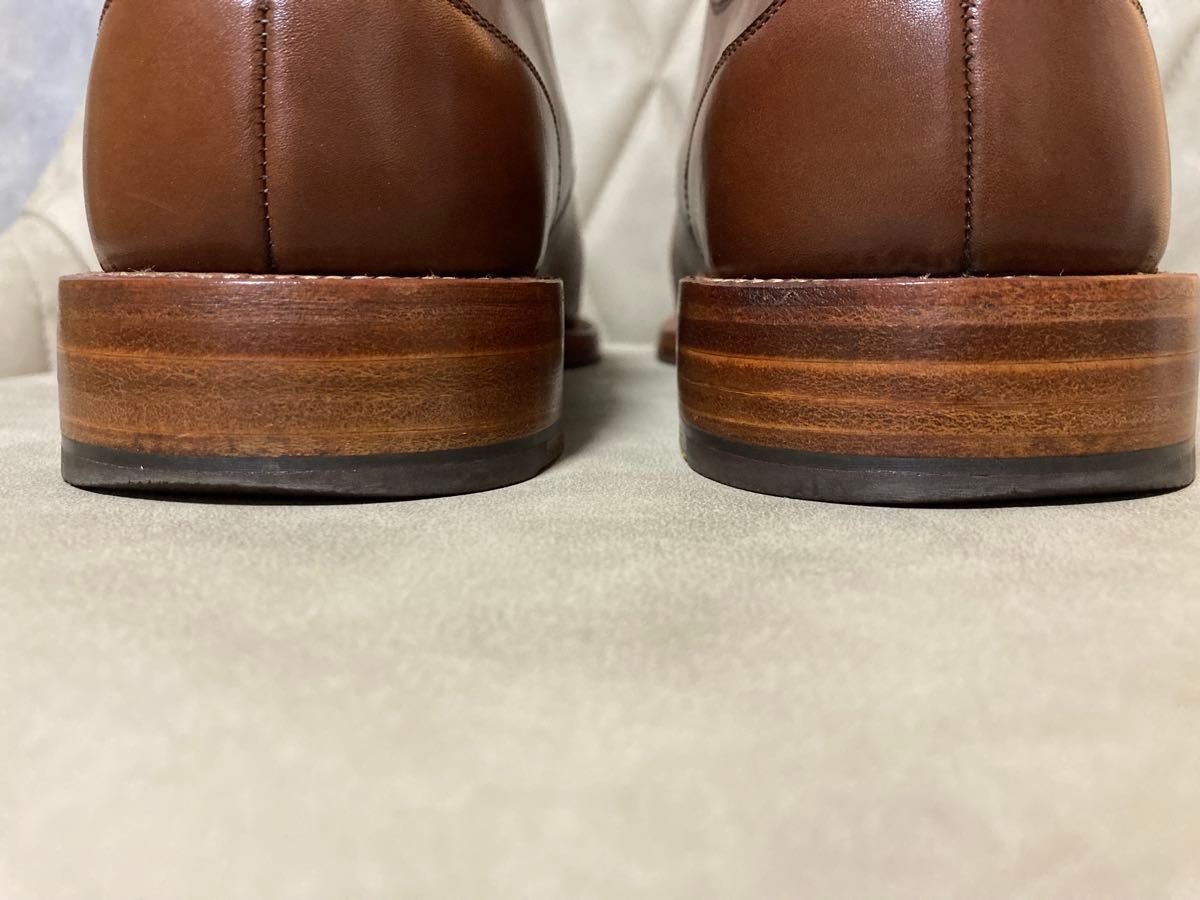 美品 SCOTCH GRAIN スコッチグレイン ストレートチップ 茶 24 美品 SCOTCH GRAIN スコッチグレイン ストレートチップ 茶 24