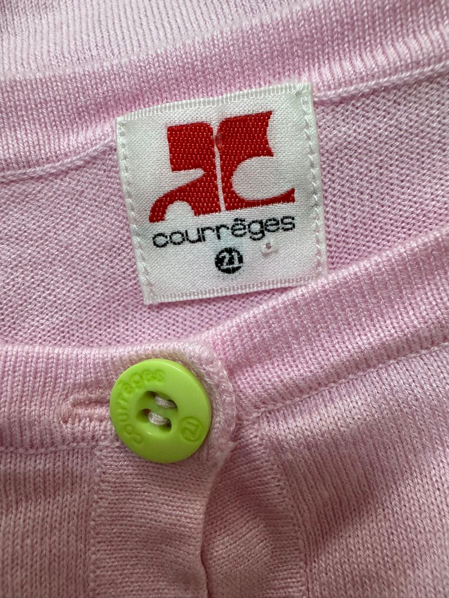 Courreges21 クレージュ カラフルボタン カーディガン 38|Yahoo Courreges21 クレージュ カラフルボタン カーディガン 38|Yahoo