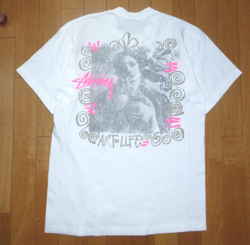 美品送料込! ◆ STUSSY フォトプリントTシャツ ART IS LIFE... ◆ SizeM_画像1