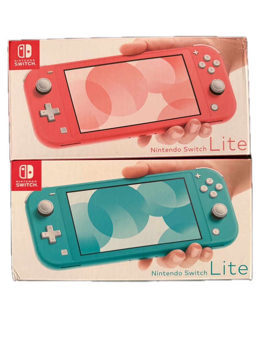 新品 Nintendo Switch Lite コーラル ターコイズ 2台セット 新品 Nintendo Switch Lite コーラル ターコイズ 2台セット