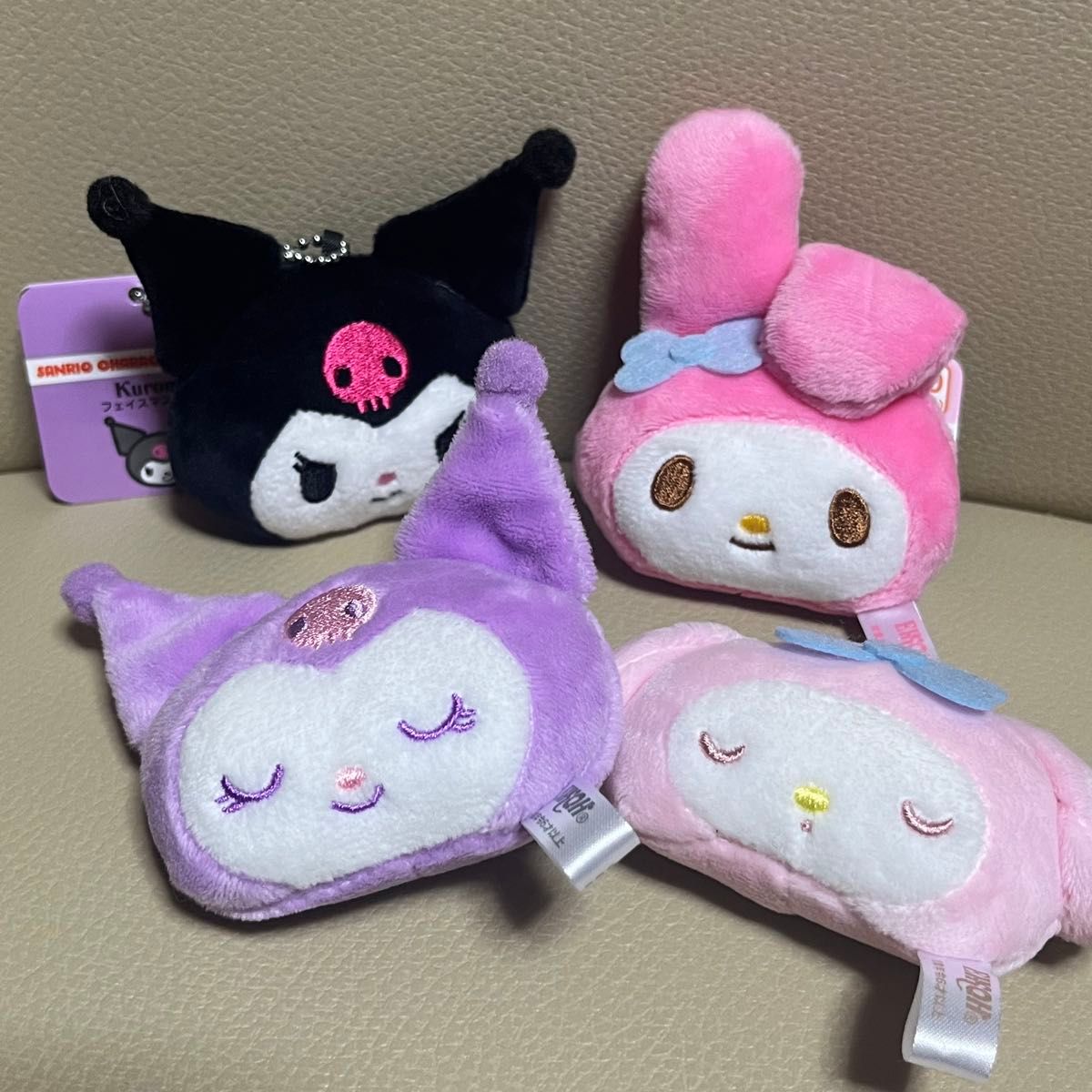 クロミ マイメロ マイメロディ フェイスマスコット キーホルダー クロミ マイメロ マイメロディ フェイスマスコット キーホルダー