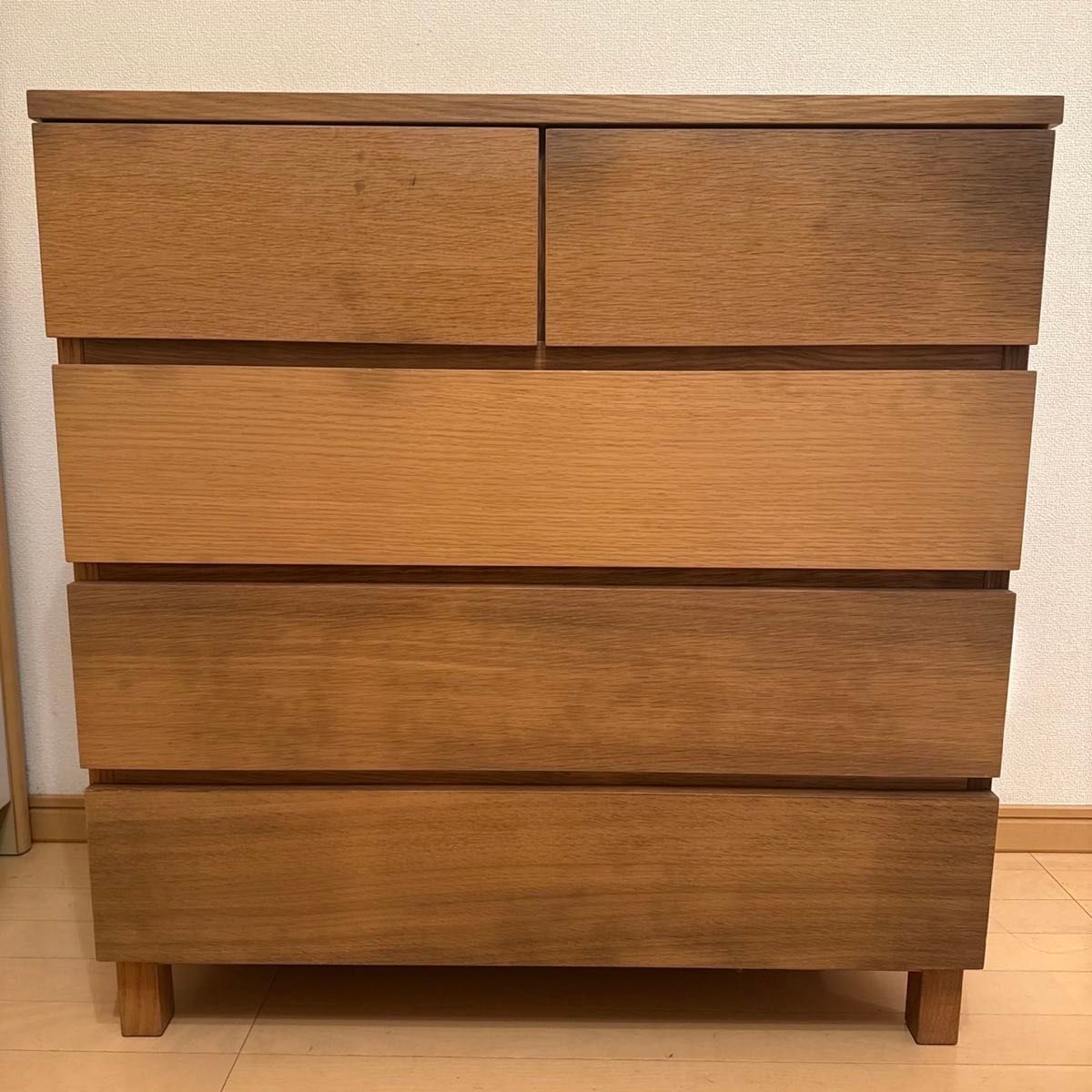無印良品】 四段チェスト 木製 タンス 幅80cm|Yahoo!フリマ(旧 無印良品】 四段チェスト 木製 タンス 幅80cm|Yahoo!フリマ(旧