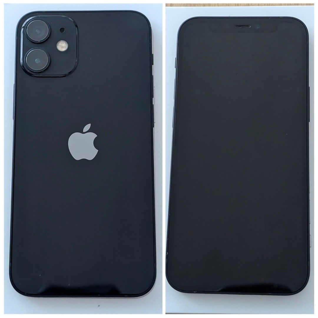 美品iPhone 12mini 128GB Black ブラック SIMフリー本体 318 美品iPhone 12mini 128GB Black ブラック SIMフリー本体 318