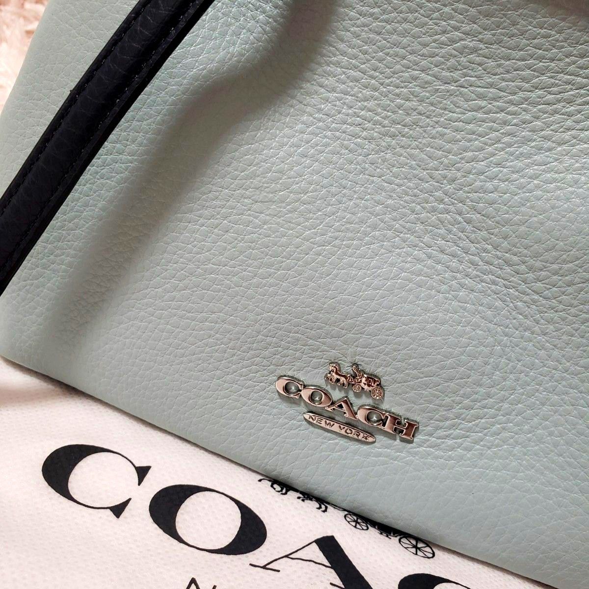 COACH コーチ がま口 チェーンショルダーバック 新品未使用級極 COACH コーチ がま口 チェーンショルダーバック 新品未使用級極