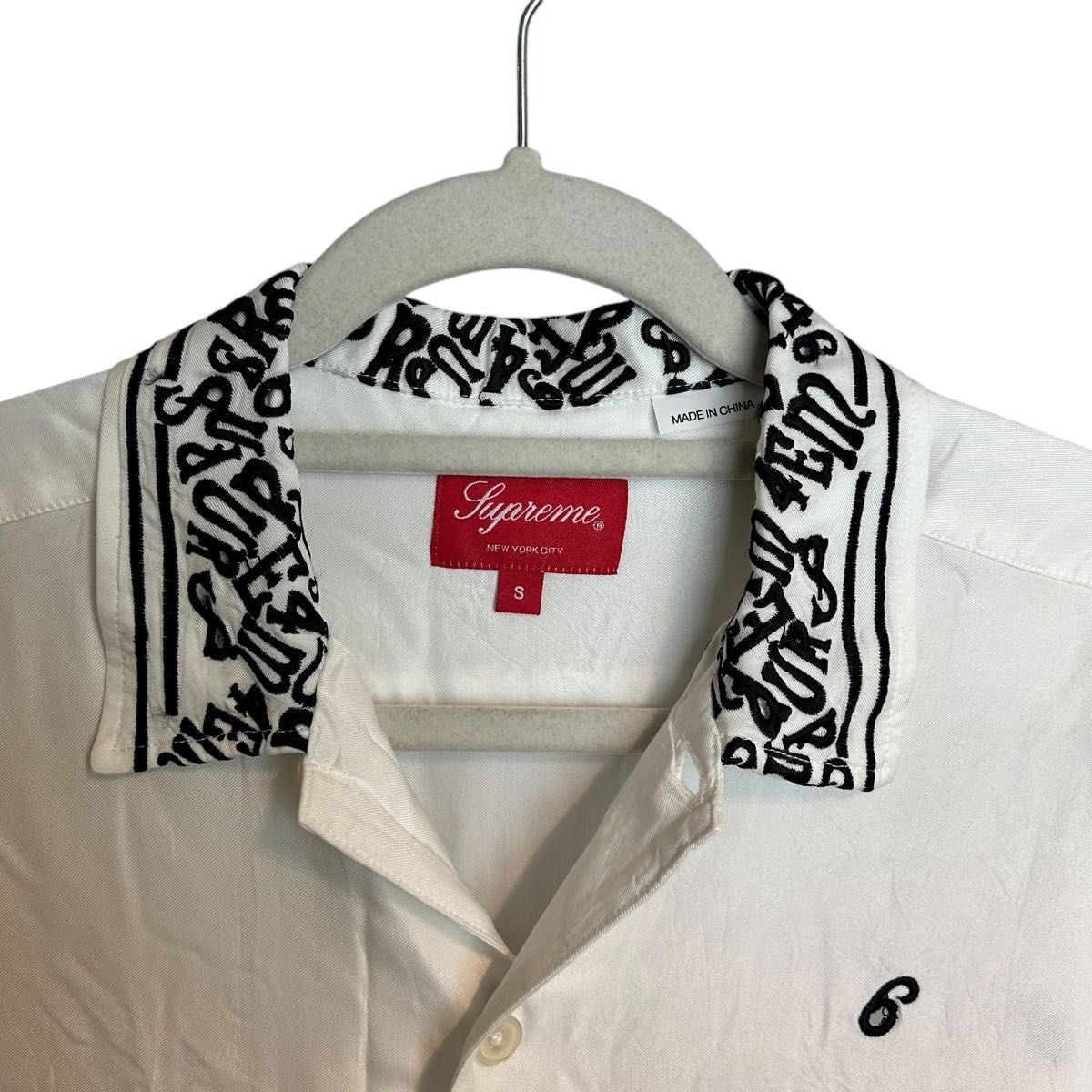 Supreme Nouveau Embroidered S/S Shirt 窪塚洋介着用 Sサイズ Supreme Nouveau Embroidered S/S Shirt 窪塚洋介着用 Sサイズ