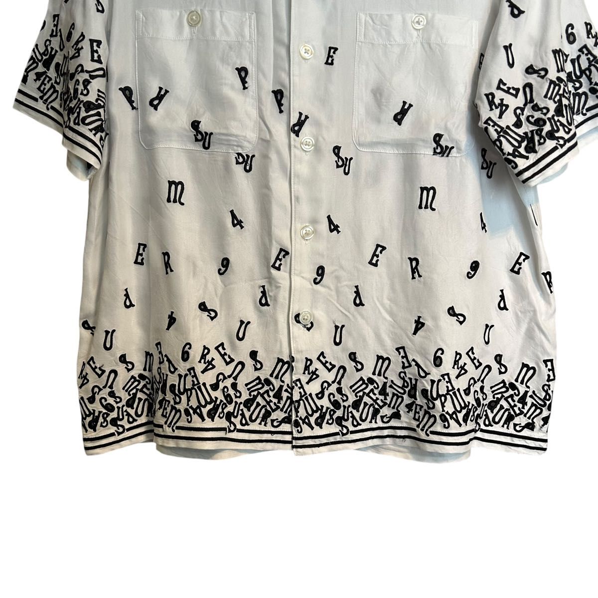 Supreme Nouveau Embroidered S/S Shirt 窪塚洋介着用 Sサイズ Supreme Nouveau Embroidered S/S Shirt 窪塚洋介着用 Sサイズ