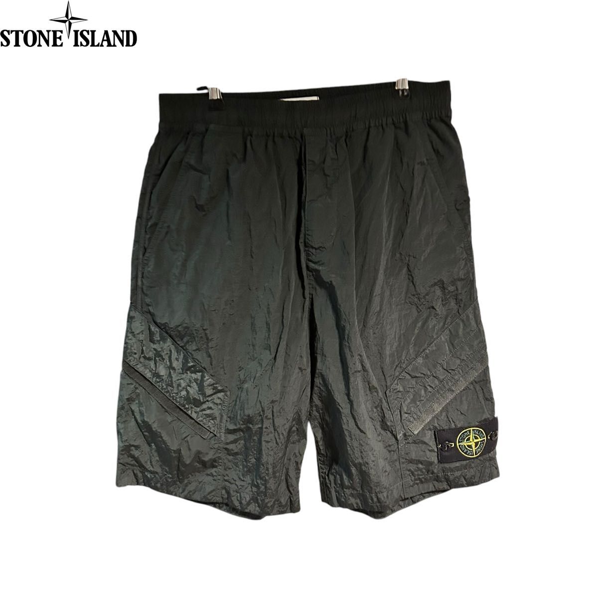 STONE ISLAND Nyron metal short pant 30 ナイロンパンツ STONE ISLAND Nyron metal short pant 30 ナイロンパンツ