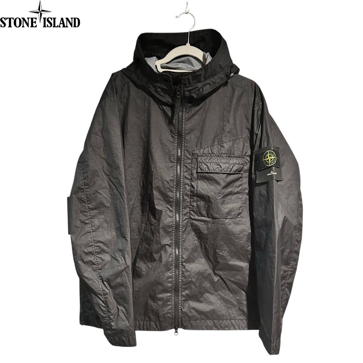STONE ISLAND MEMBRANA 3L TC JACKET 22SS ブラック ナイロン STONE ISLAND MEMBRANA 3L TC JACKET 22SS ブラック ナイロン