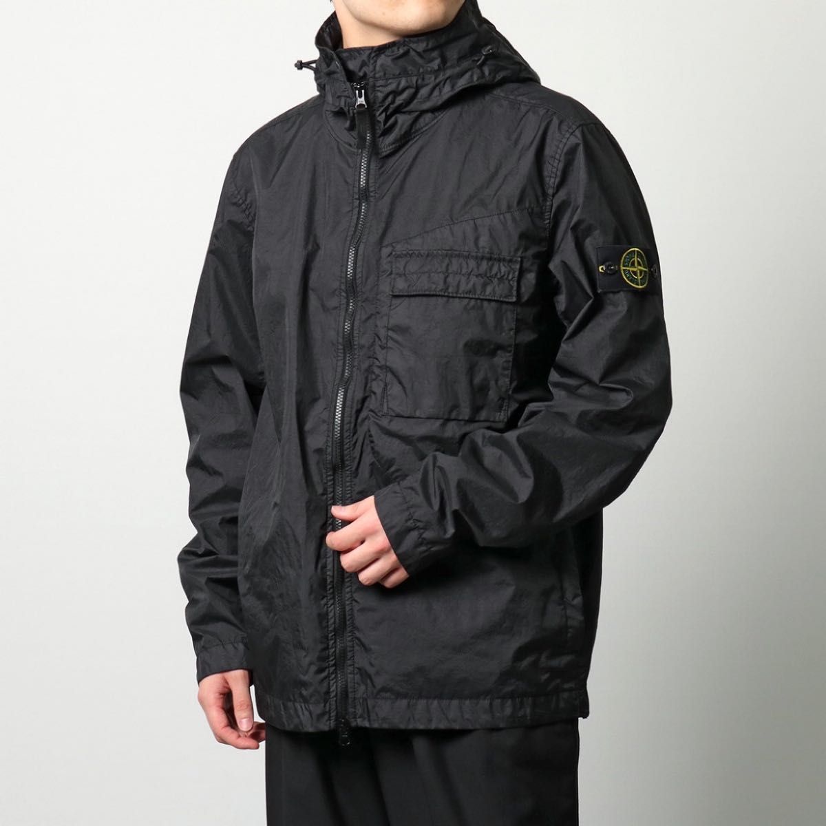 STONE ISLAND MEMBRANA 3L TC JACKET 22SS ブラック ナイロン STONE ISLAND MEMBRANA 3L TC JACKET 22SS ブラック ナイロン