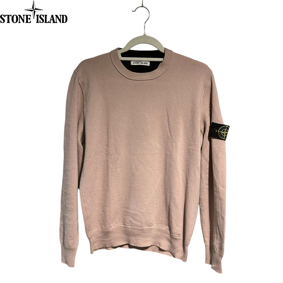 STONE ISLAND ハイゲージニット セーター ピンク 長袖 薄手 STONE ISLAND ハイゲージニット セーター ピンク 長袖 薄手