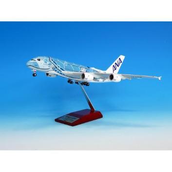 即決♪新品♪全日空 ANA A380 エアバス 初号機 1号機 1:200 1/200 完成品 空 ブルー 全日空商事 モデルプレーン 飛行機模型 プラモデル
