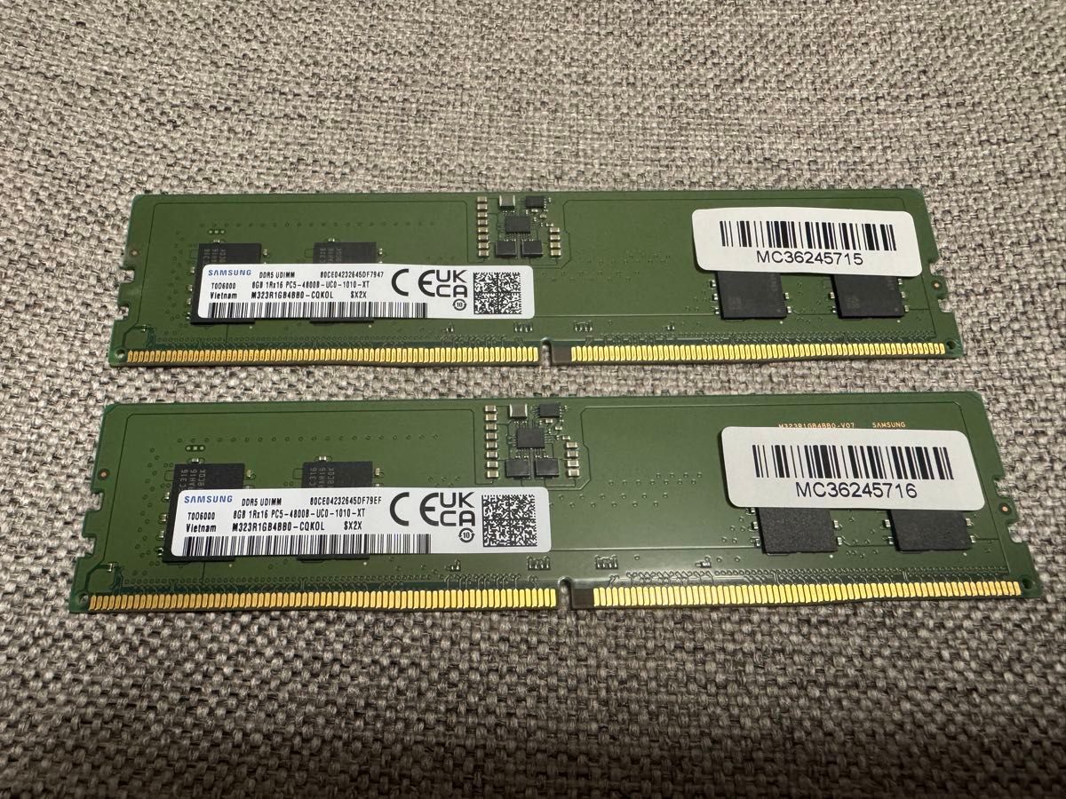 Samsung DDR5 16GB (8GB x 2枚) メモリ 4800|Yahoo!フリマ(旧 Samsung DDR5 16GB (8GB x 2枚) メモリ 4800|Yahoo!フリマ(旧