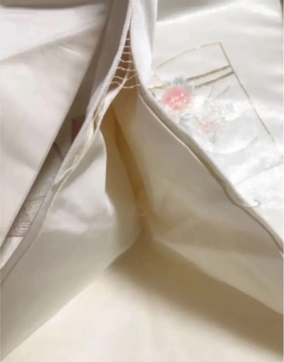 京袋帯 銀糸 袷 単衣