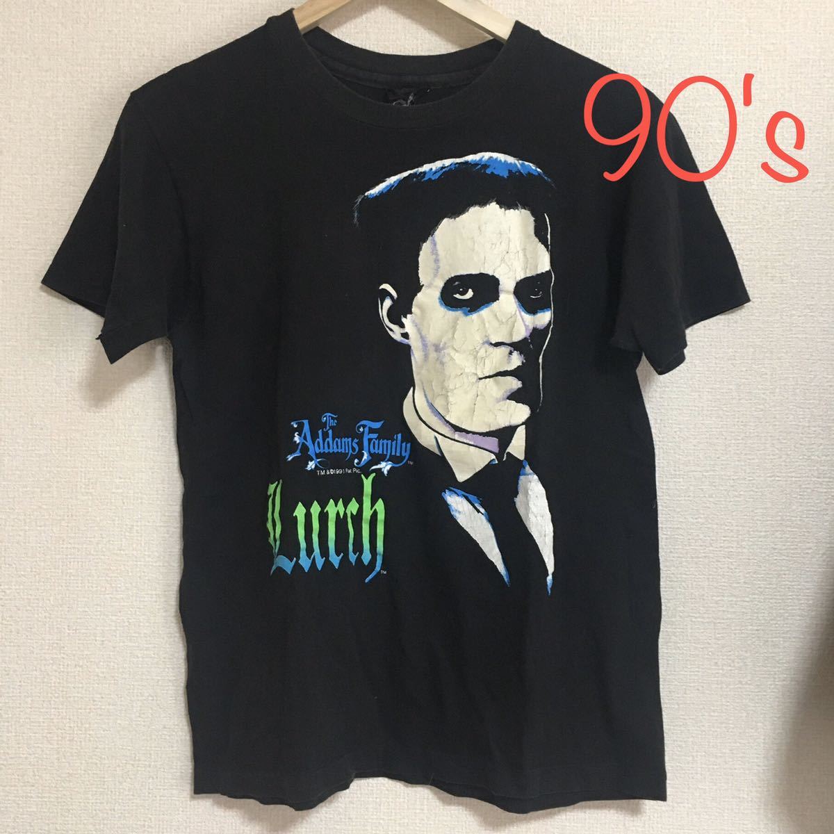 年中無休 映画アダムスファミリー2 執事Lurchオリジナルプロモtシャツ