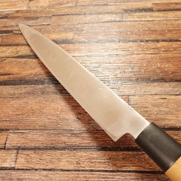 文明銀丁 柳刃包丁 研ぎ済 刺身包丁 ステンレス BUNMEI YOSHIKIN