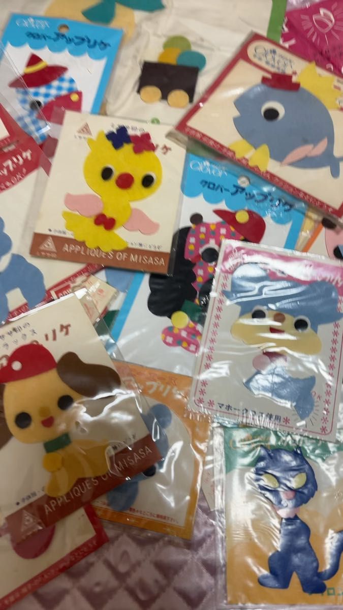 昭和レトロ 当時物アップリケ まとめ売り