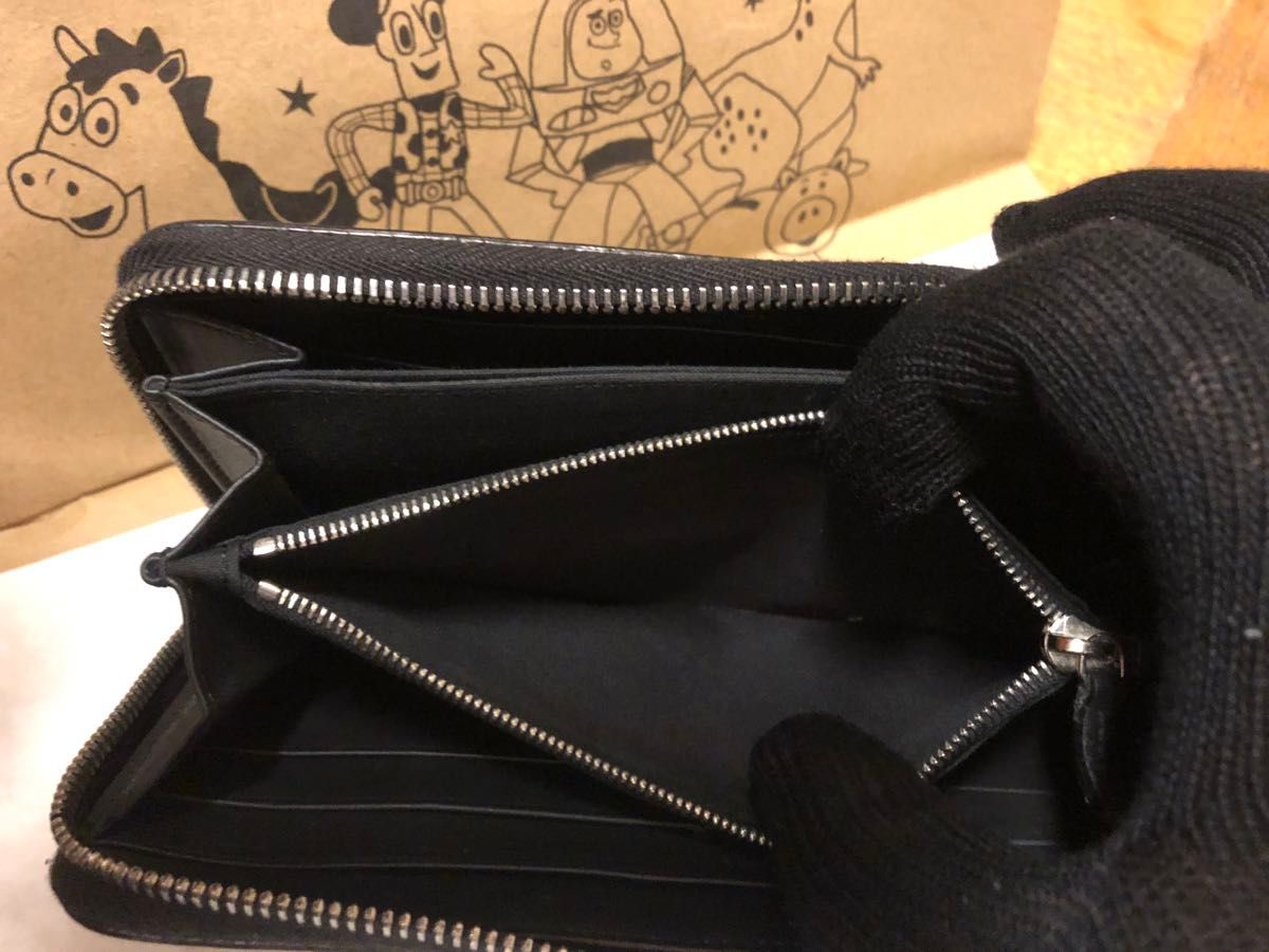 美品】FENDI フェンディ モンスターラウンドファスナー 長財布 美品】FENDI フェンディ モンスターラウンドファスナー 長財布