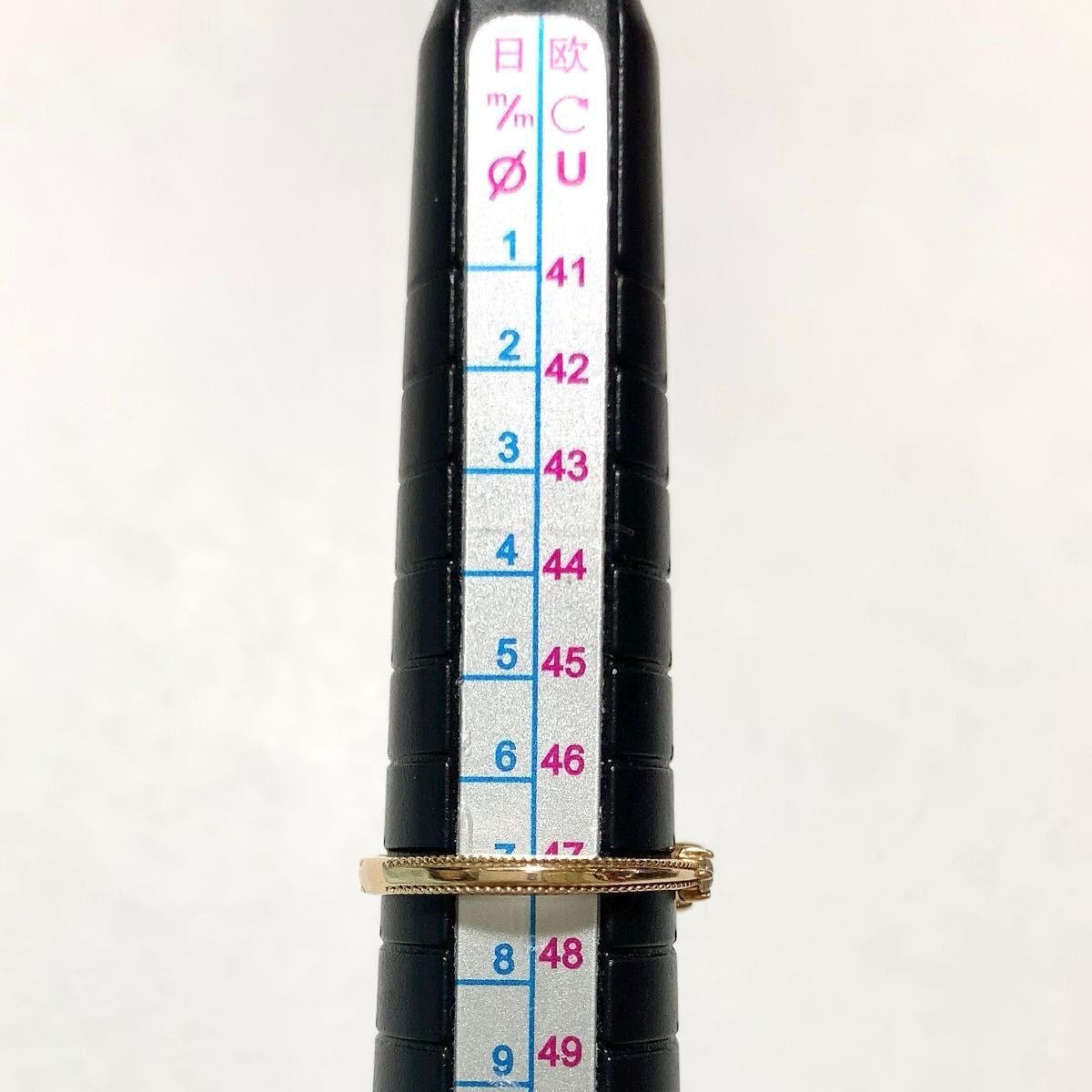 THE KISS K10 ハートシェイプ ミル打ち ホワイトトパーズ ピンク THE KISS K10 ハートシェイプ ミル打ち ホワイトトパーズ ピンク