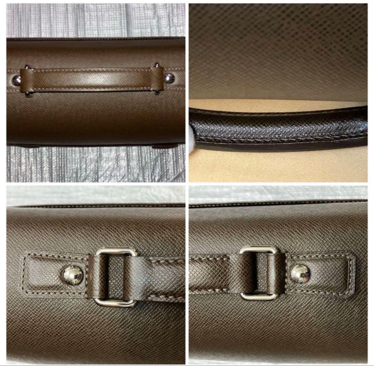 LOUIS VUITTON タイガ ブラウン アントン ブリーフケースレザー LOUIS VUITTON タイガ ブラウン アントン ブリーフケースレザー