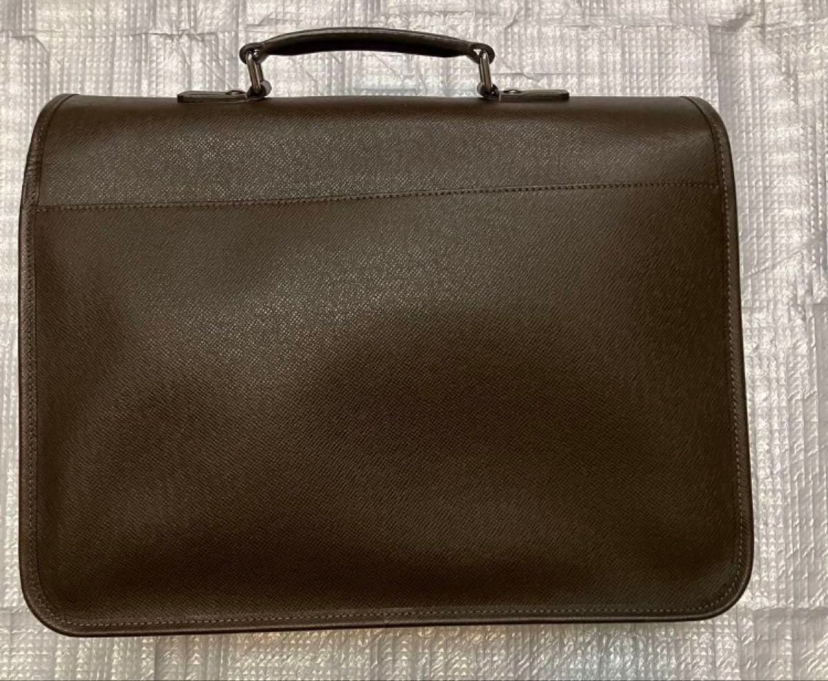 LOUIS VUITTON タイガ ブラウン アントン ブリーフケースレザー LOUIS VUITTON タイガ ブラウン アントン ブリーフケースレザー