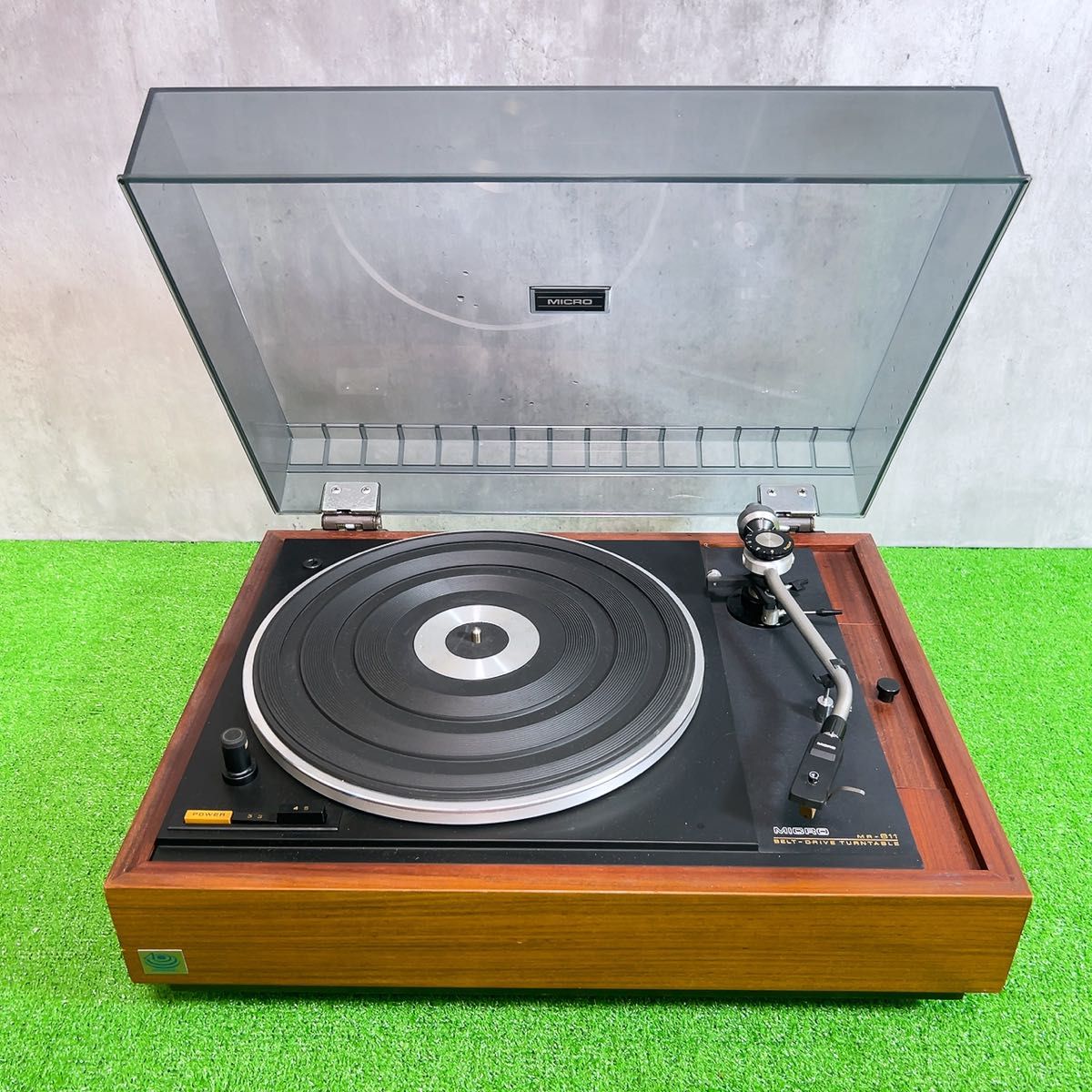 簡易動作確認済み マイクロ精機 MR-611 MICRO レコード 簡易動作確認済み マイクロ精機 MR-611 MICRO レコード
