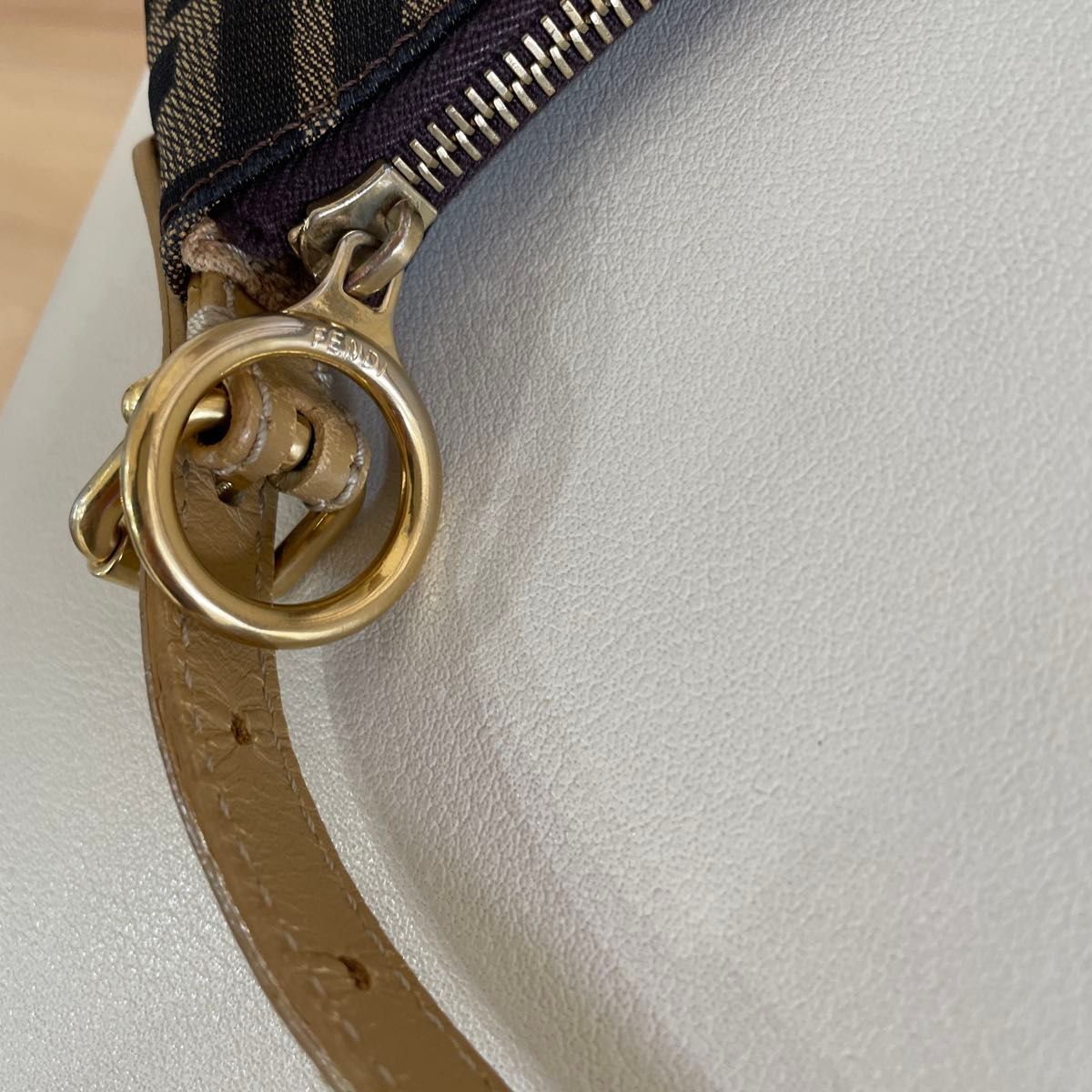 FENDI ズッカ柄 ワンハンドルバッグ ブラウン ヴィンテージ FENDI ズッカ柄 ワンハンドルバッグ ブラウン ヴィンテージ