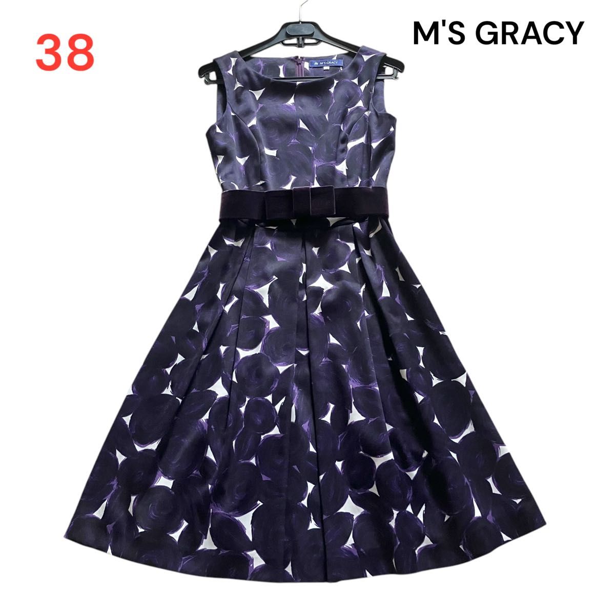 美品 M'S GRACY エムズグレイシー 日本製 ブラックローズ 美品 M'S GRACY エムズグレイシー 日本製 ブラックローズ