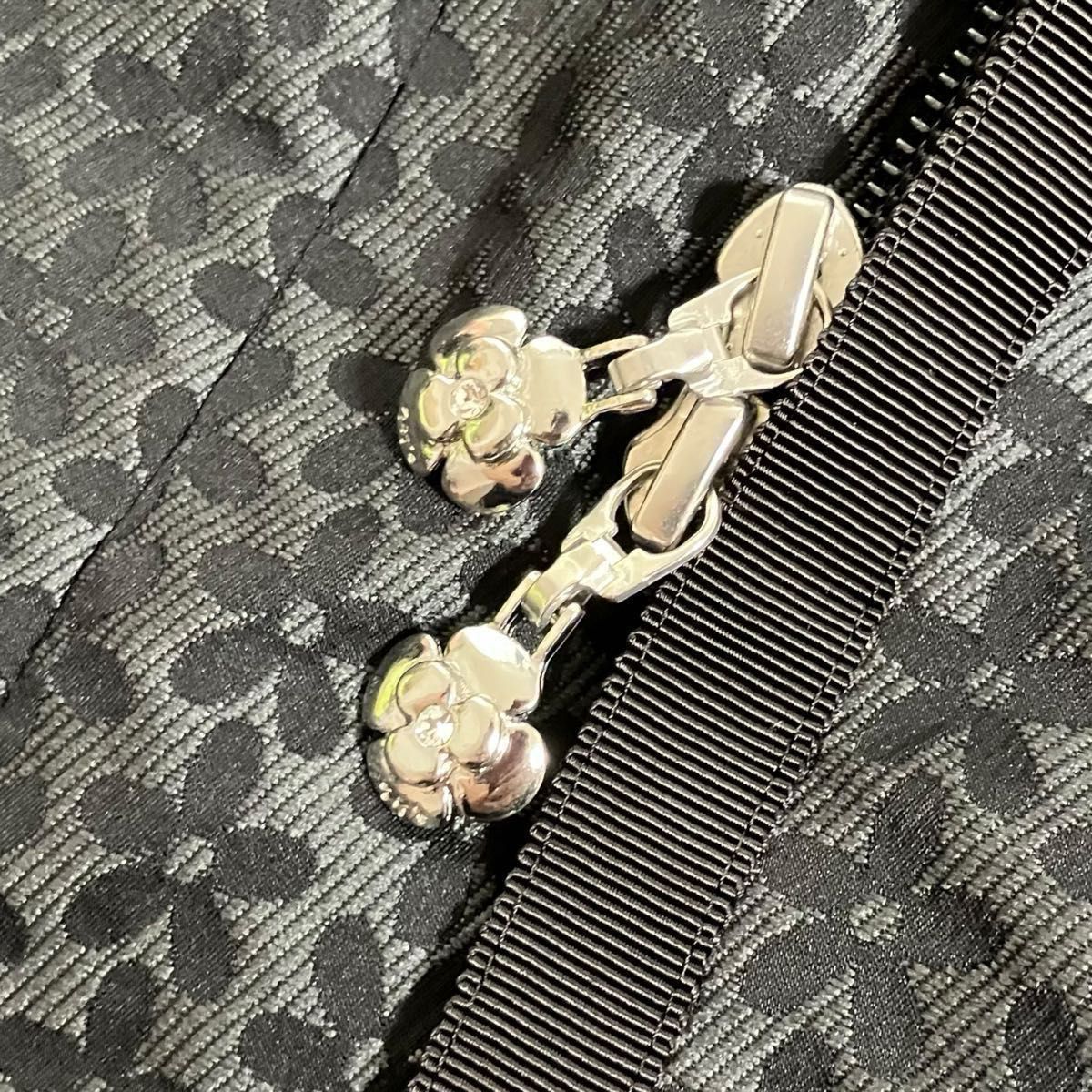 美品 M'S GRACY エムズグレイシー 花柄ダブルジップアップ ノー 美品 M'S GRACY エムズグレイシー 花柄ダブルジップアップ ノー
