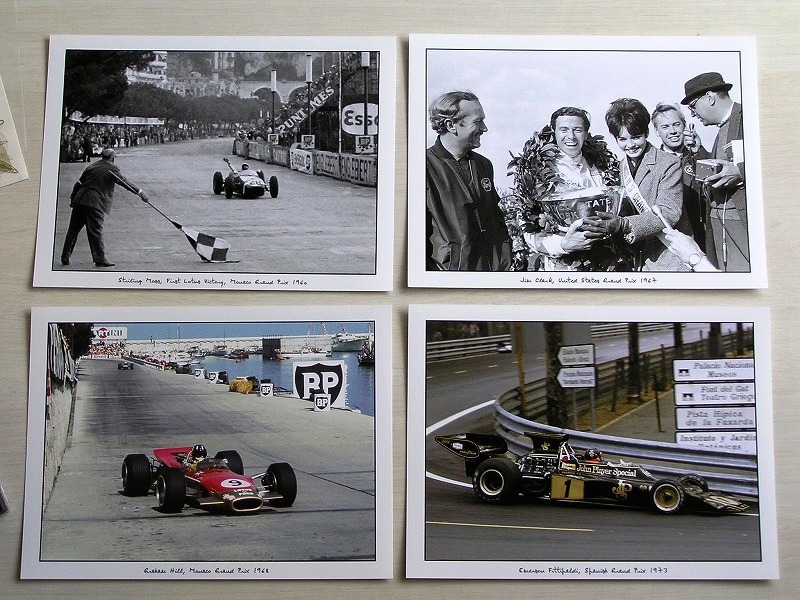 【限定】ロータスF1写真THE GRAND PRIX WINNERS クラーク S.モス ヒル チャップマン フィッティパルディ アンドレッティ ピーターソン セナ_画像3