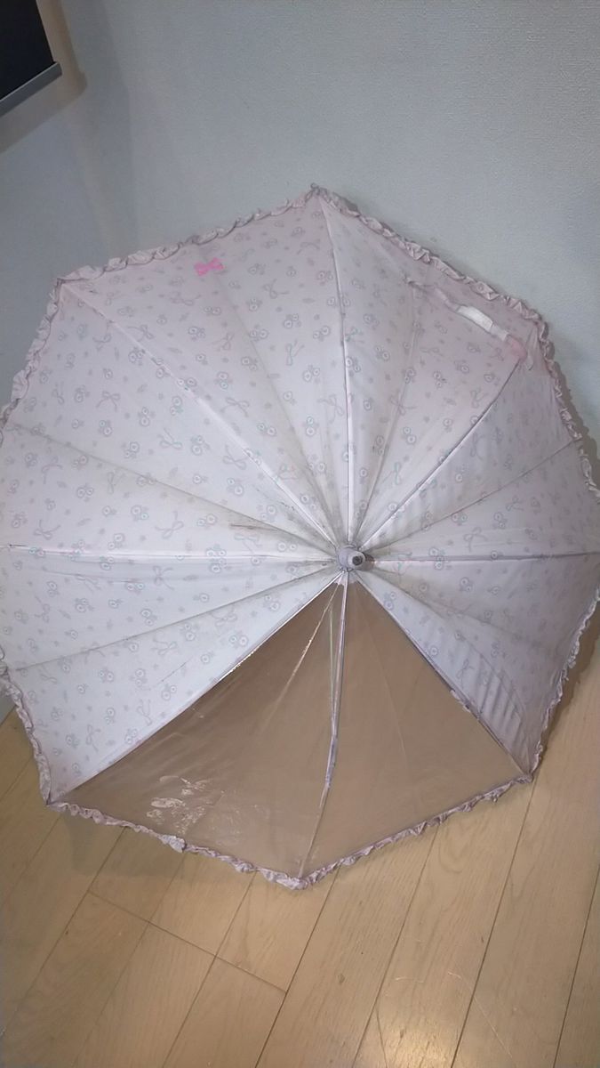 ぼんぼんりぼんボンボンリボン雨 傘 ピンク bonbonribon子供用サンリオ 長傘