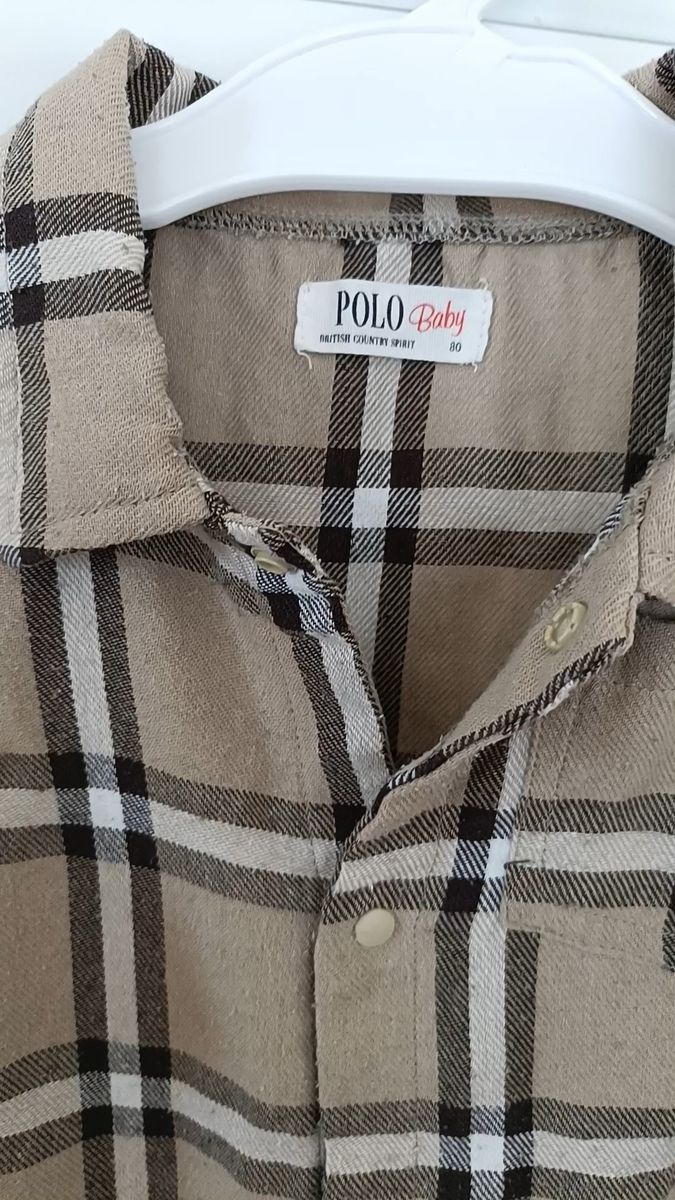 POLO BABY ロンパース 80 ベージュ