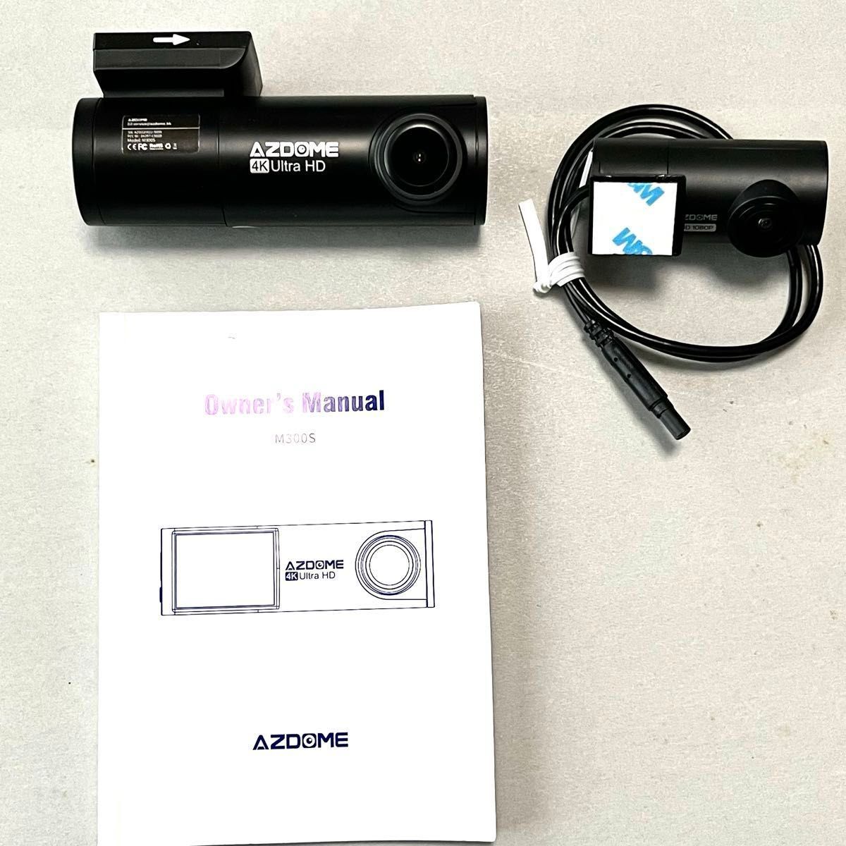 AZDOME ドライブレコーダー M300S 4K Ultra HD リアカメラ付き AZDOME ドライブレコーダー M300S 4K Ultra HD リアカメラ付き