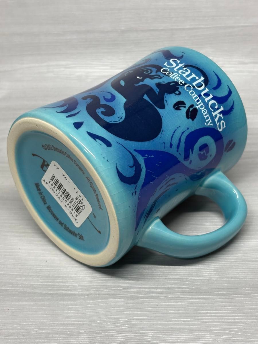 希少・タグ付き】スターバックス Starbucks 2002年 マグブルー 希少・タグ付き】スターバックス Starbucks 2002年 マグブルー