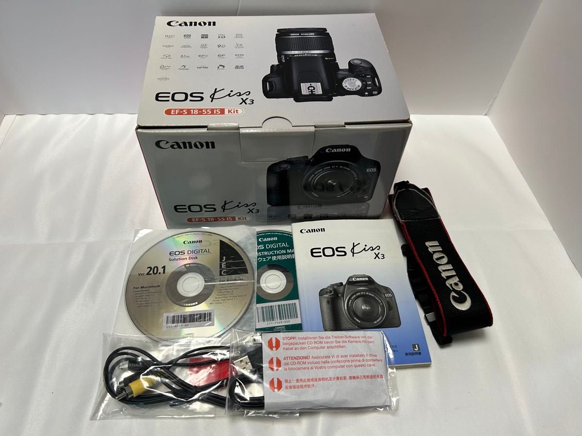 届いてすぐ撮れる】Canon X3 レンズ・付属品一式 スマホ転送 届いてすぐ撮れる】Canon X3 レンズ・付属品一式 スマホ転送