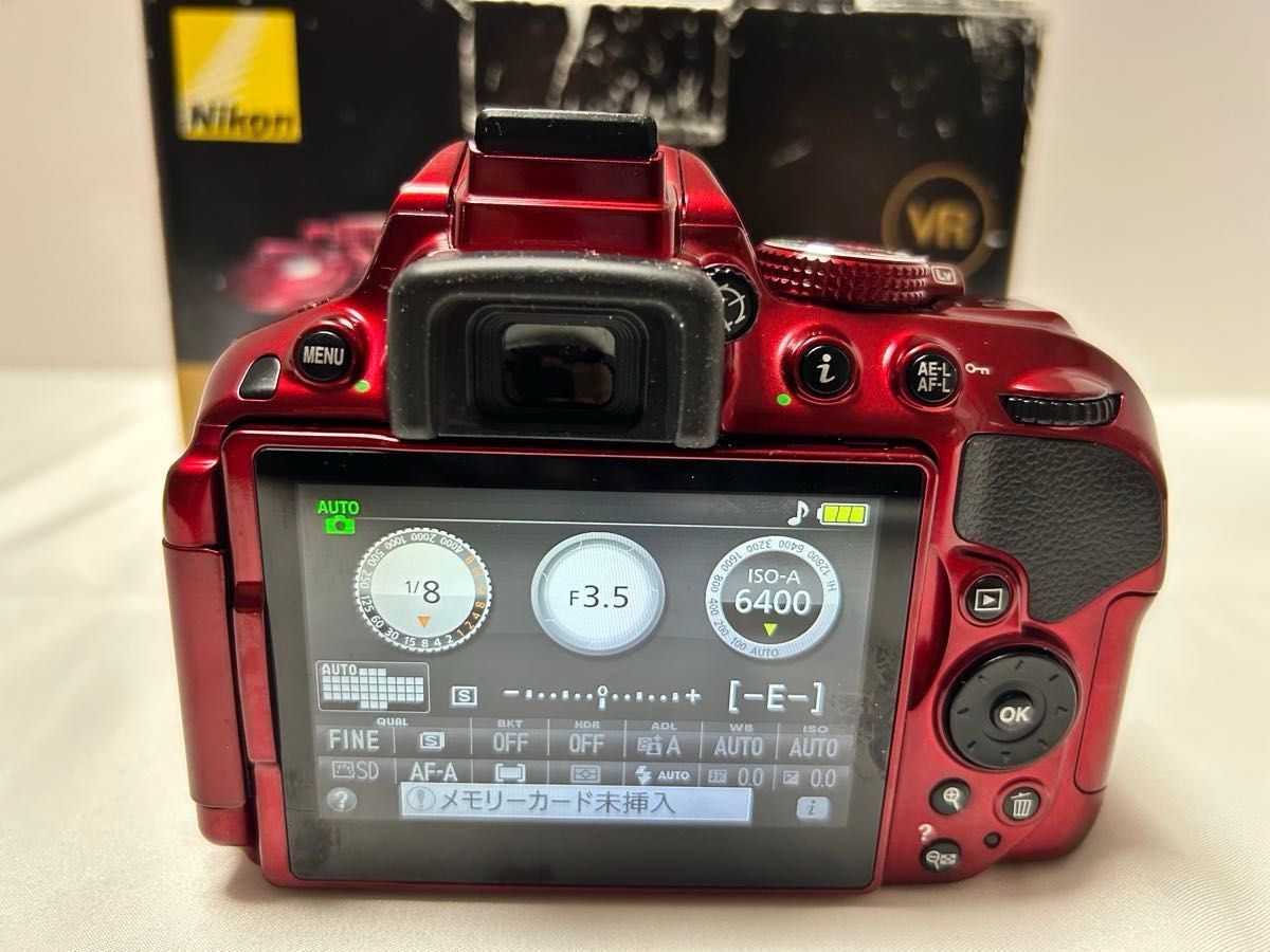 限定色】 Nikon D5300 Wi-Fi転送 ショット数 554回 赤 Nikon 限定色】 Nikon D5300 Wi-Fi転送 ショット数 554回 赤 Nikon