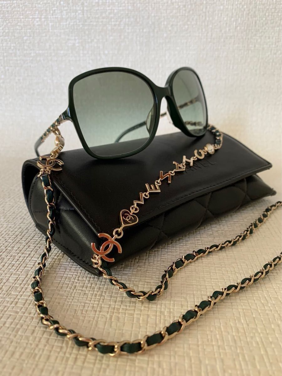 CHANEL シャネル チェーン付きスクエアサングラス|Yahoo!フリマ CHANEL シャネル チェーン付きスクエアサングラス|Yahoo!フリマ
