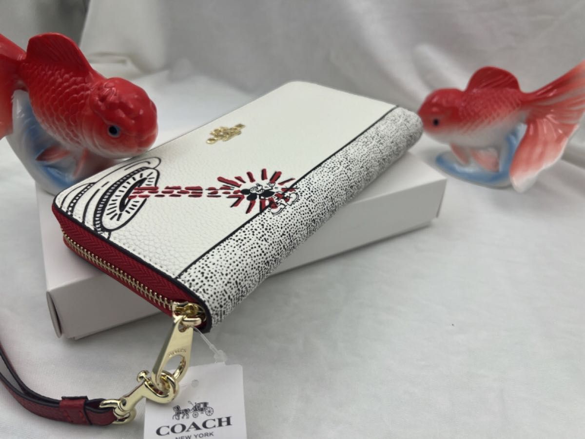 コーチ 財布 COACH 長財布メンズ レディース Keith Haring コーチ 財布 COACH 長財布メンズ レディース Keith Haring