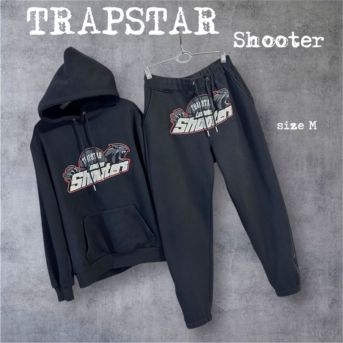 TRAPSTAR トラップスターShooter セットアップ サイズM ブラック TRAPSTAR トラップスターShooter セットアップ サイズM ブラック